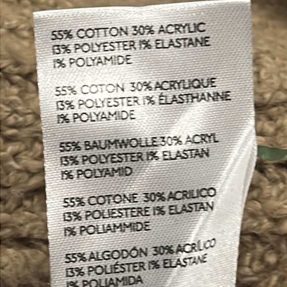 by Anthropologie Mock neck Boucle Knit in Tan XL - Picture 12 of 13